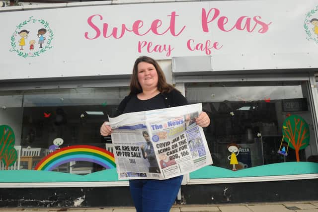 Claire White, of Sweet Peas Play Cafe in Fareham