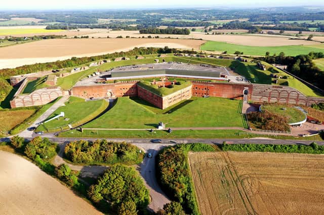 Aerial view of Fort Nelson. Picture: Cunning Running Software Ltd