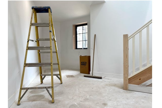 Part of a series of pictures inside Kingston Prison taking during work to redevelop the building as a residential block in 2021-22 - 'Old Portsmouth Gaol'. Picture by Grant Capstick Photography