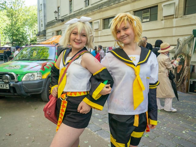 Portsmouth Comic Con 2023 at Portsmouth Guildhall on Saturday 3rd June 2023Pictured: People dressed up at the eventPicture: Haibur Rahman