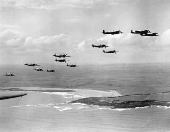 Spitfires patrol the British coastline during the Battle of Britain (Photo: Fox Photos/Getty Images)