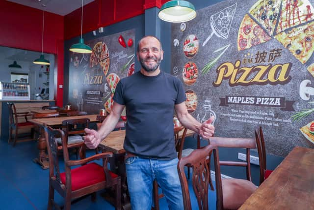 Pictured: Owner Vince Capasso at Panormus Pizzeria on Wednesday 31st May 2023.

Picture: Habibur Rahman