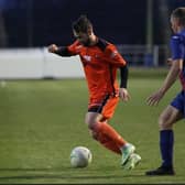 George Barker bagged a hat-trick in AFC Portchester's midweek victory at US Portsmouth Picture: Martin Denyer