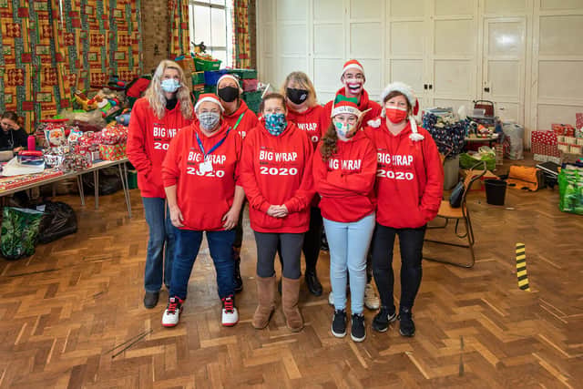 The volunteer team behind The Big Wrap in Leigh Park.