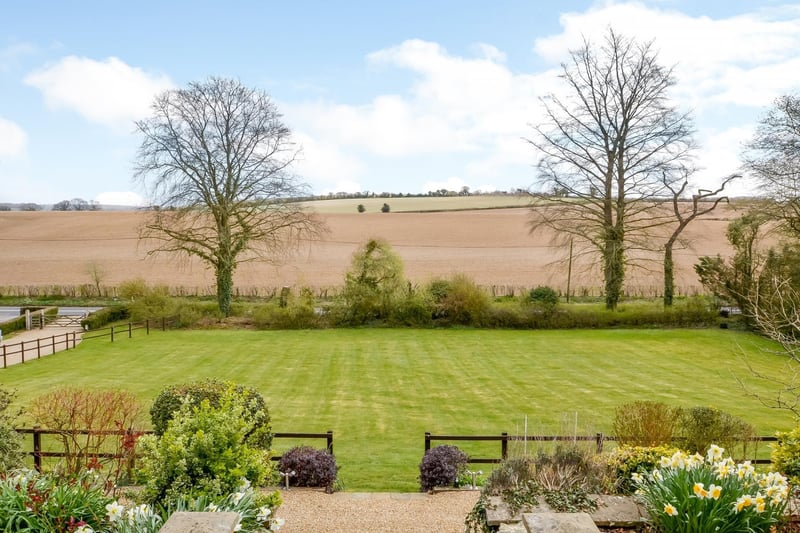 This four bedroom detached house in Hambledon is on sale for £1,895,000. It is listed by Fine and Country.