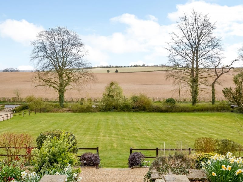This four bedroom detached house in Hambledon is on sale for £1,895,000. It is listed by Fine and Country.
