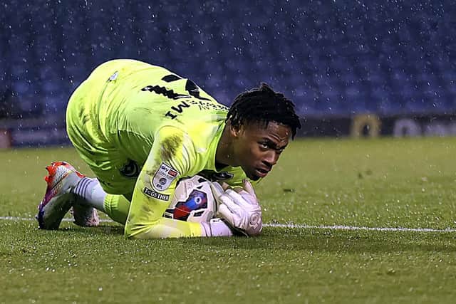 Josh Oluwayemi will face Bolton on Saturday should Pompey be unable to find Josh Griffith's replacement in time. Picture: Barry Zee