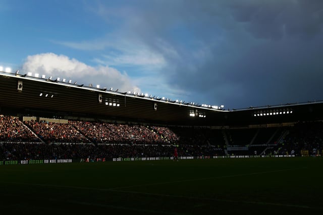 Capacity: 33,597; Average attendance: 27,109.