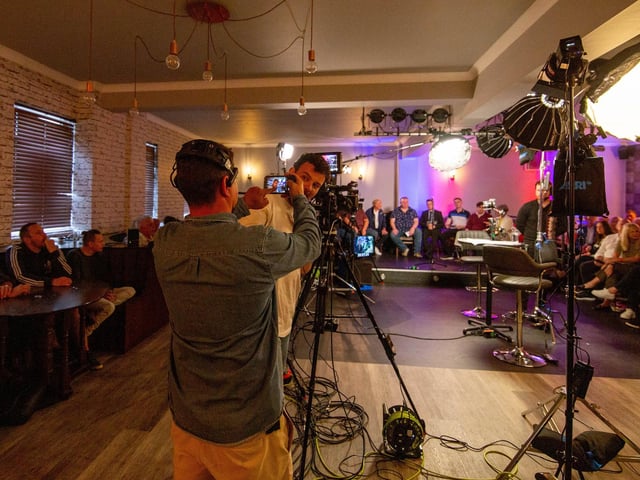 GB News was filmed live from The Rifle Club on Goldsmith Avenue.