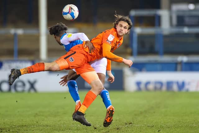 Kenny Jackett believes Rasmus Nicolaisen has improved since his below-par outing against Plymouth in November. Picture: Nigel Keene/ProSportsImages