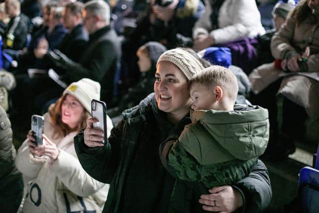 People have been wrapping up to keep warm this week
