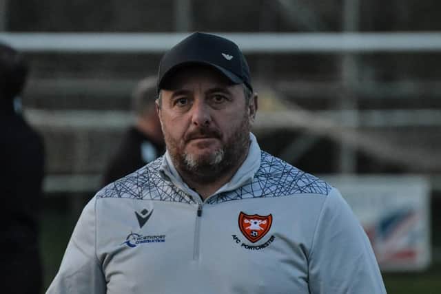 AFC Portchester boss Dave Carter