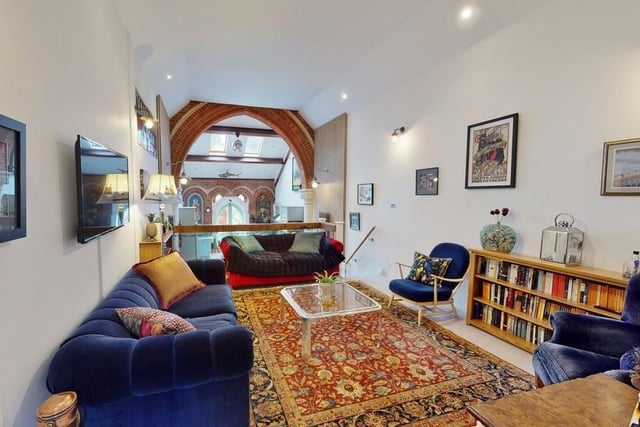 This three-bedroom home in Southsea and former Royal Marines Garrison Church is on the market for £650,000