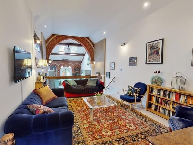 This three-bedroom home in Southsea and former Royal Marines Garrison Church is on the market for £650,000