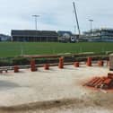 Building work at Moneyfields, both in terms of housing and the John Jenkins Stadium redevelopment.