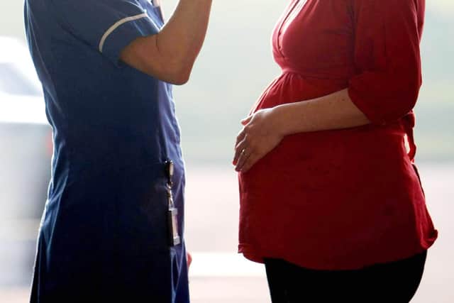 Rules surrounding maternity unit visiting at QA have now relaxed slightly as lockdown eases Picture: David Jones/PA Wire