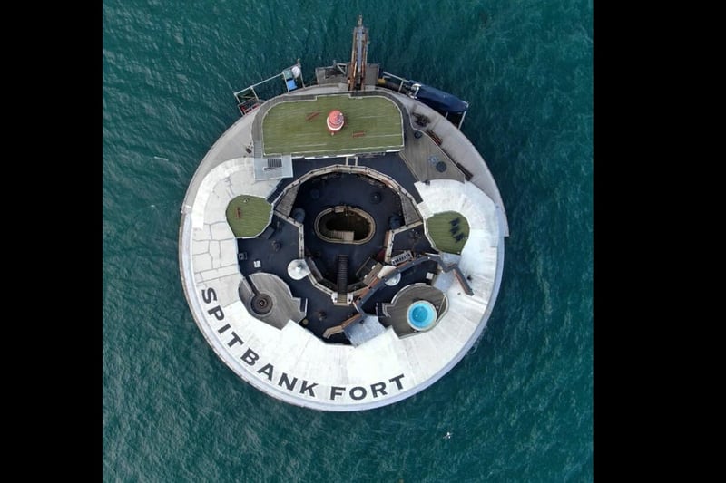 Spitbank Fort in The Solent by Liam Baldwin