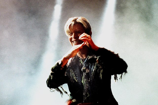 David Bowie at the Isle of Wight Festival in 2004