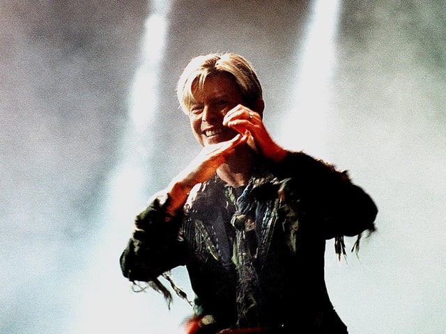 David Bowie at the Isle of Wight Festival in 2004