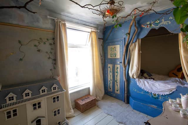 Marla's room is inspired by a forest theme because she missed going for walks during lockdown. Picture: Habibur Rahman