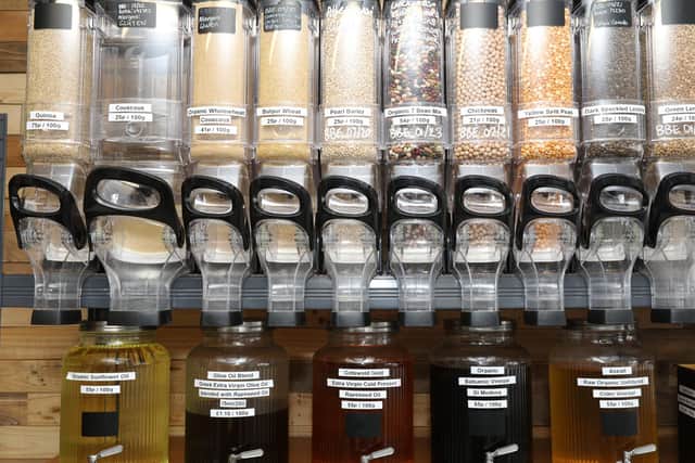 The refill station at All Good Things of Wickham.
Picture: Chris Moorhouse (050820-57)