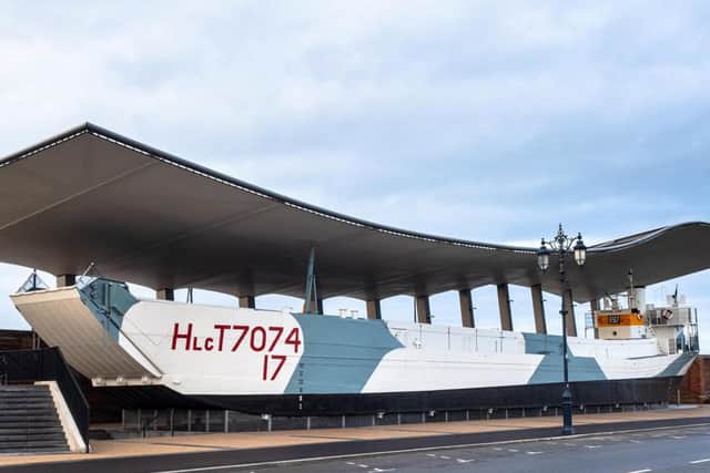 The LCT 7074 on Southsea Sea Front Picture: NMRN