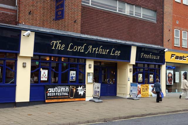 The Lord Arthur Lee Pub in Fareham West Street.

PICTURE:STEVE REID(055024-59)