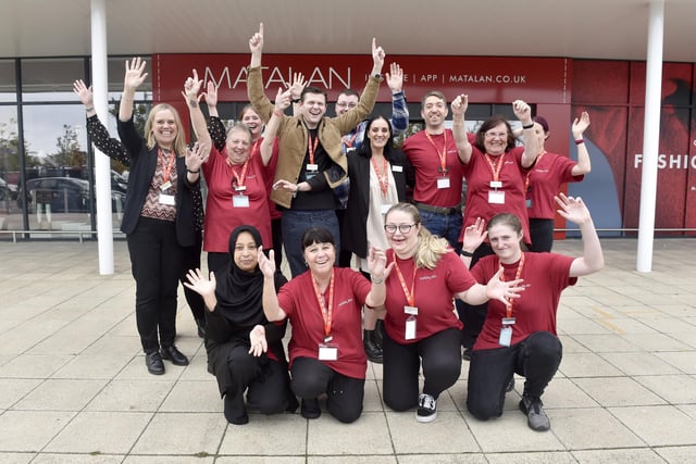 The new Matalan store in Pompey Centre in Portsmouth, is set to open on Saturday, October 14, 2023.
Pictured is: (back fourth from right) Laura Briant, store manager with staff at the new store.
Picture: Sarah Standing (131023-9792)