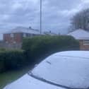 Snow has fallen across Hampshire this week.