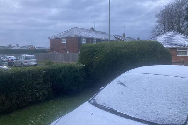 Snow has fallen across Hampshire this week.