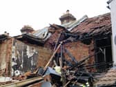 The home destroyed home in Whale Island Way in Stamshaw, Portsmouth, on January 3 after a New Year's Day suspected gas explosion forced them to flee. Picture: Ben Fishwick