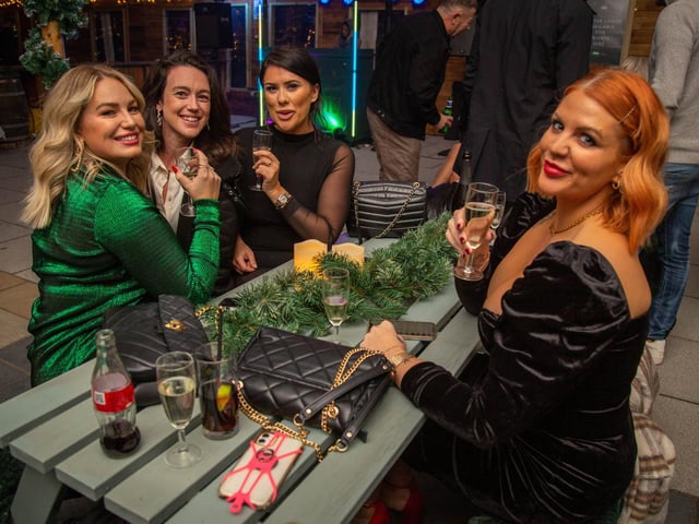 Launch night of Queens Hotel Winter Lodge 2023 in Southsea on Friday 24th of Novermber 2023
Pictured: People having fun at the lodge
Picture: Habibur Rahman