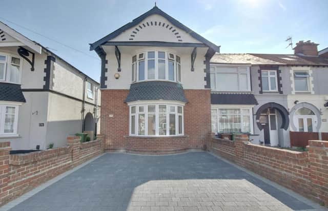 Chatsworth Avenue, Cosham, comes with three bedrooms and has been extensively refurbished to a very high standard. 
The listing says: "This beautiful property would make a fantastic home for a family."