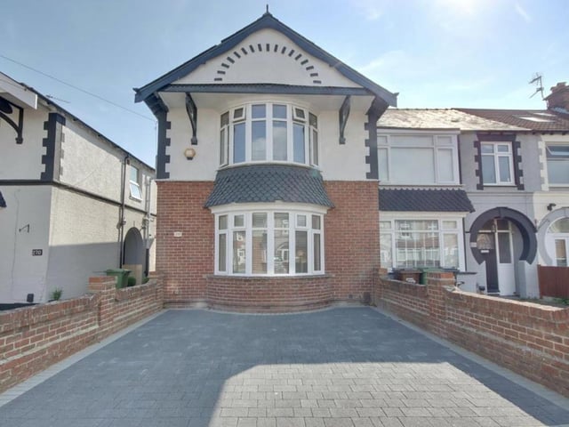Chatsworth Avenue, Cosham, comes with three bedrooms and has been extensively refurbished to a very high standard.
The listing says: "This beautiful property would make a fantastic home for a family."