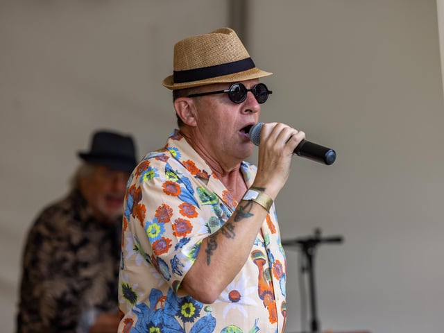 Slowburn Reggae providing some solid sounds at The Emsworth Show