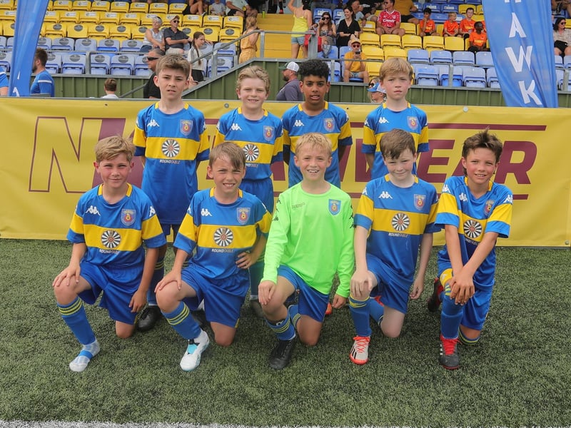 Petersfield Blaze Under-10s. Picture by Dave Haines