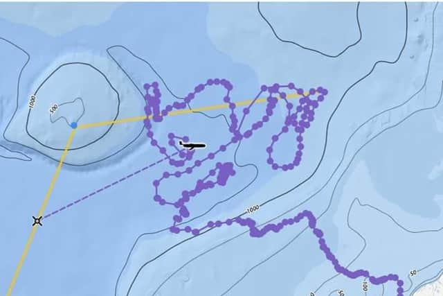 Some of the data gathered by the underwater piece of kit.