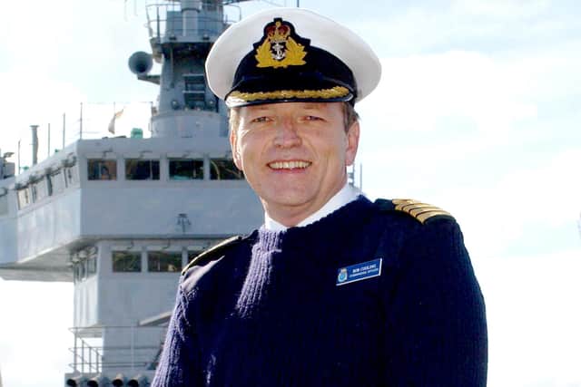Vice Admiral Bob Cooling, pictured in 2004 as the Captain ofHMS Illustrious,
