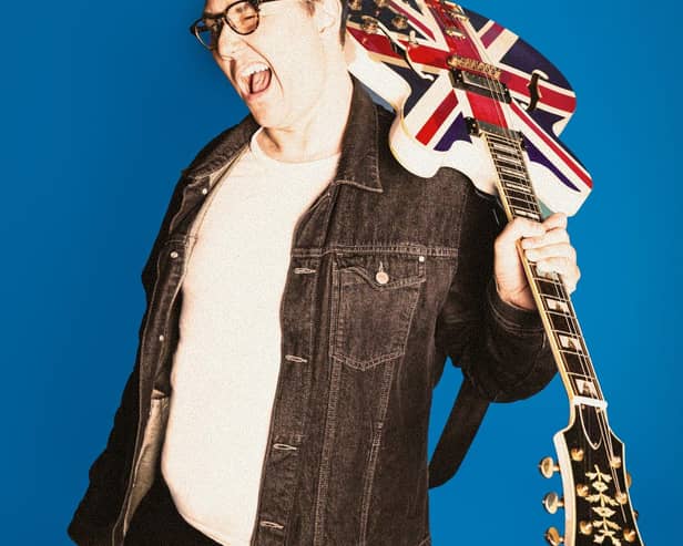 “Will make you laugh your bucket hat off” ★★★★ Beyond the Joke - Marc Burrows brings The Britpop Show to the Quay Arts Centre