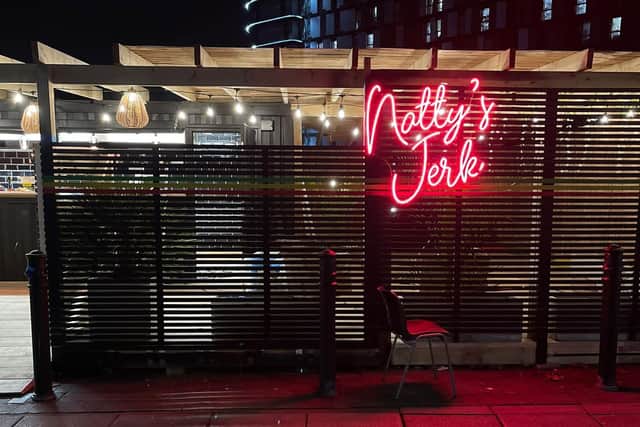 Natty's Jerk shack in Commercial Road, Portsmouth