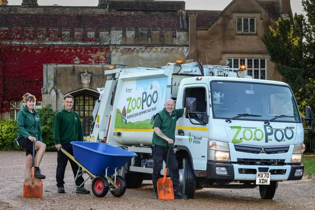 Marwell Wildlife are turning poo from their resident animals into power, providing energy for their Tropical House.Picture: Paul Collins/Marwell Wildlife