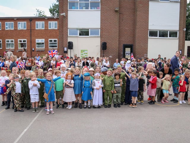 Highbury Primary School, Portsmouth celebrates D-Day on Friday 7th June 2024
Picture: Habibur Rahman