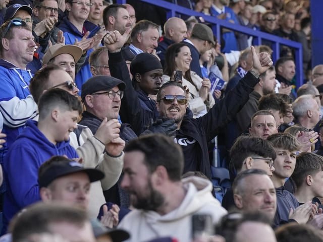 Pompey fans played a big role in carrying their team to a massive three points in their Championship survival battle against Blackburn Rovers.
