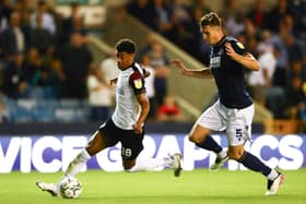 Reeco Hackett-Fairchild in action against Millwall. (Photo by Jacques Feeney/Getty Images)