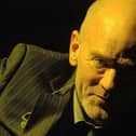 Michael Stipe at the Rose Bowl in August 2008. Picture by Paul Windsor
