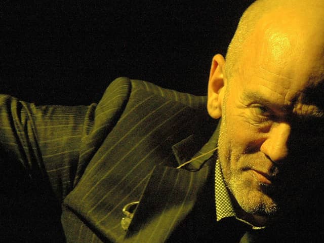 Michael Stipe at the Rose Bowl in August 2008. Picture by Paul Windsor