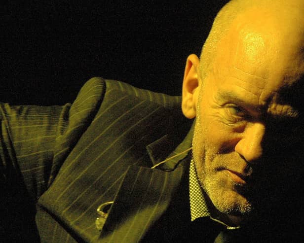 Michael Stipe at the Rose Bowl in August 2008. Picture by Paul Windsor
