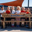 Youngsters shout for joy after receiving more than £20,000 worth of the latest playground equipment.