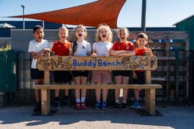 Youngsters shout for joy after receiving more than £20,000 worth of the latest playground equipment.