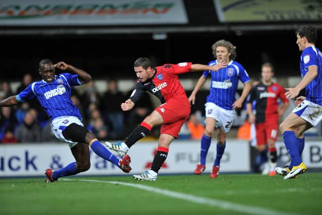 Former Pompey midfielder David Norris has agreed to play for Lancaster City in the 2023-24 season - at the age of 42. Picture: Steve Reid 113694-337